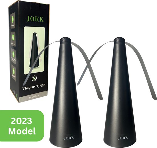 Vliegenverjager voor op tafel - Vliegenvanger - Vliegenverjager - Fly fan - Vliegen verjager - Vliegenverjager voor op tafel usb - Insectenverjager voor op tafel - Inclusief batterijen - USB Meegeleverd - 2023 Model - V2 - Jork - 2 Stuks
