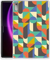 Coque arrière en Siliconen Lenovo Tab P11 Gen 2 Case Funky Retro avec côtés transparents
