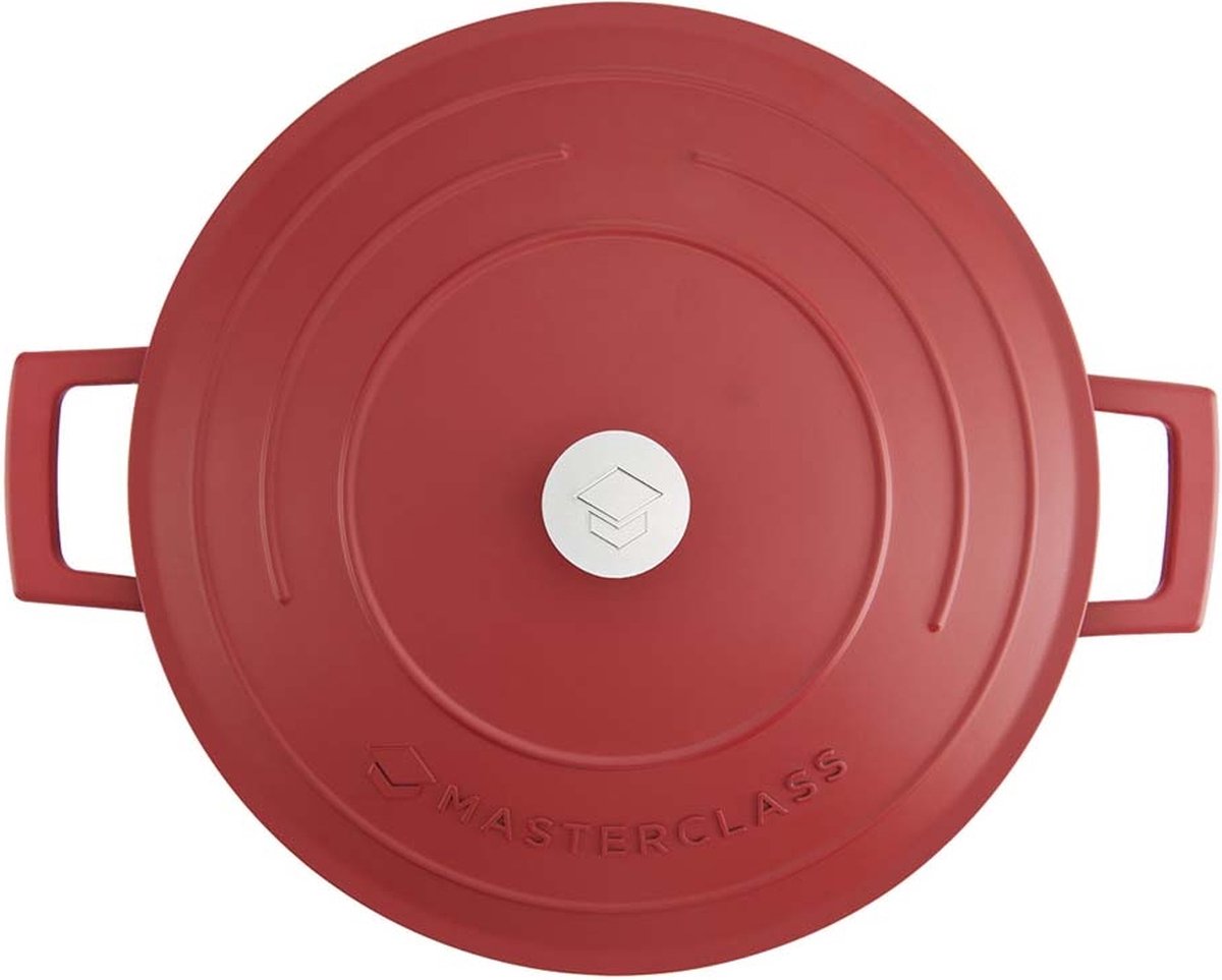 MasterClass braadpan met deksel, groot 5 l/28 cm