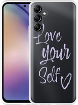 Cazy Hoesje geschikt voor Samsung Galaxy A34 Love Yourself