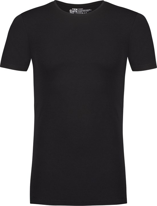 Ten Cate - T-shirt basique en bambou col rond pour homme Noir - M