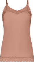 Secrets spaghetti top met kant pink nut voor Dames | Maat M