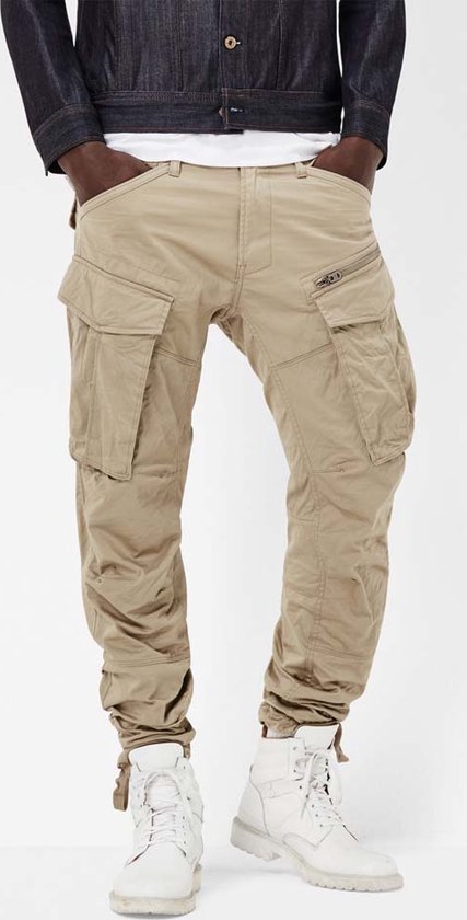 G-Star RAW Pantalon Rovic Zip 3d Straight Tapered Pant D02190 5126 239 Dune Hommes Taille - W36 X L34
