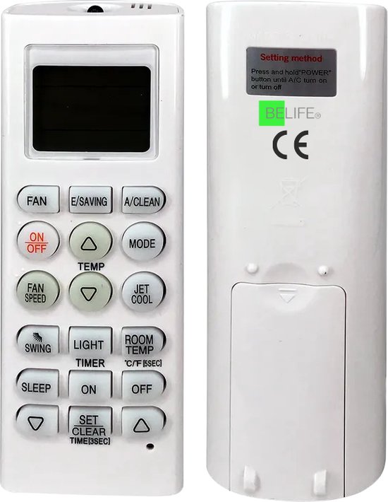 Télécommande universelle pour climatiseur LG - Fonctionne immédiatement |  bol