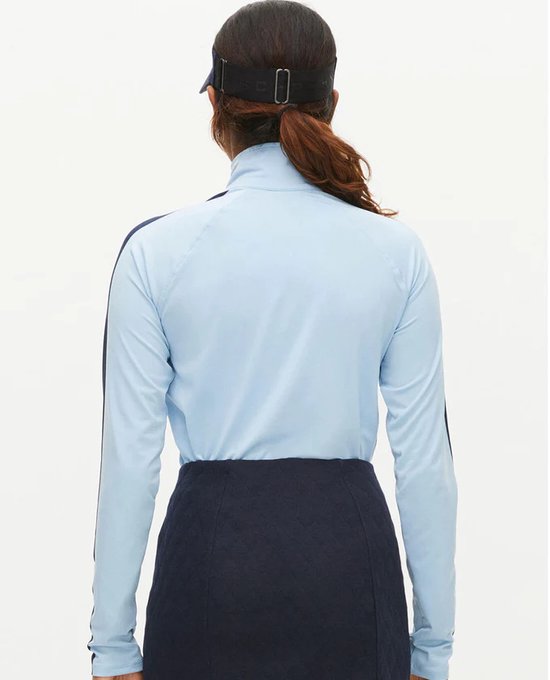 ROHNISCH Abby Half Zip Powder Blue golf golfshirt dames maat M