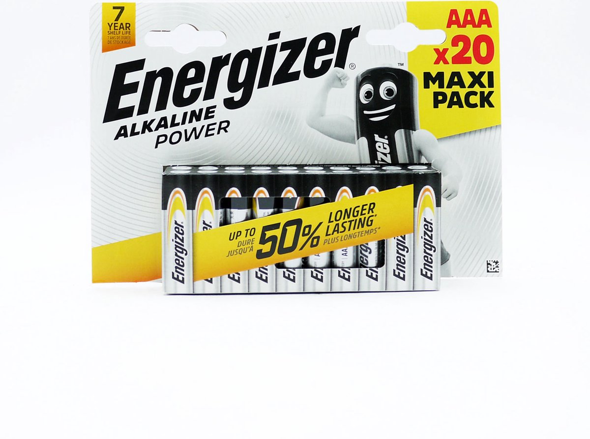 PILE LR03/AAA - ENERGIZER MAX - BLISTER DE 4 x E92