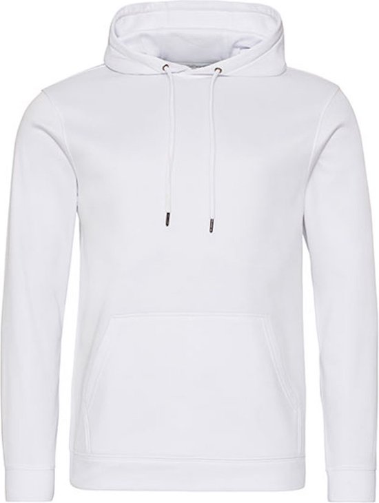 Sweat à capuche sport en polyester avec capuche Arctic White - XL