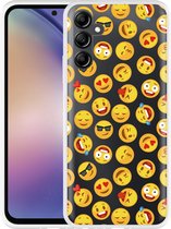 Cazy Hoesje geschikt voor Samsung Galaxy A34 Emoji