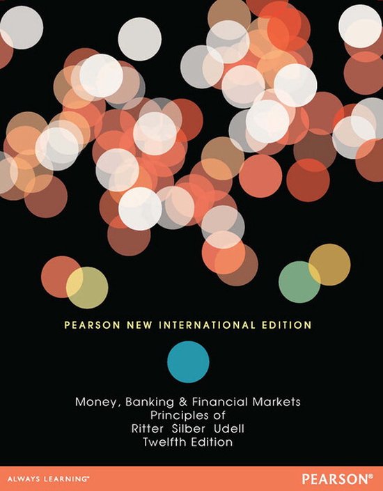 Principles Of Money, Banking & Financial Markets 9781292042046 Lawrence S. Ritter...
