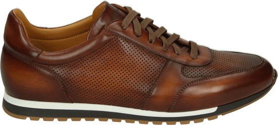 Magnanni 24443 - Lage sneakersHeren sneakersVrije tijdsschoenen - Kleur: Cognac - Maat: 39