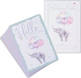 24 x Wrendale baby mijlpaalkaartjes (A6 formaat) - milestone baby cards - cadeau zwangerschap - kado zwangerschap - babyshower cadeau - hoera zwanger - zwangerschapsverlof - kraamcadeaus - mijlpaalkaarten baby - baby kado - baby cadeau