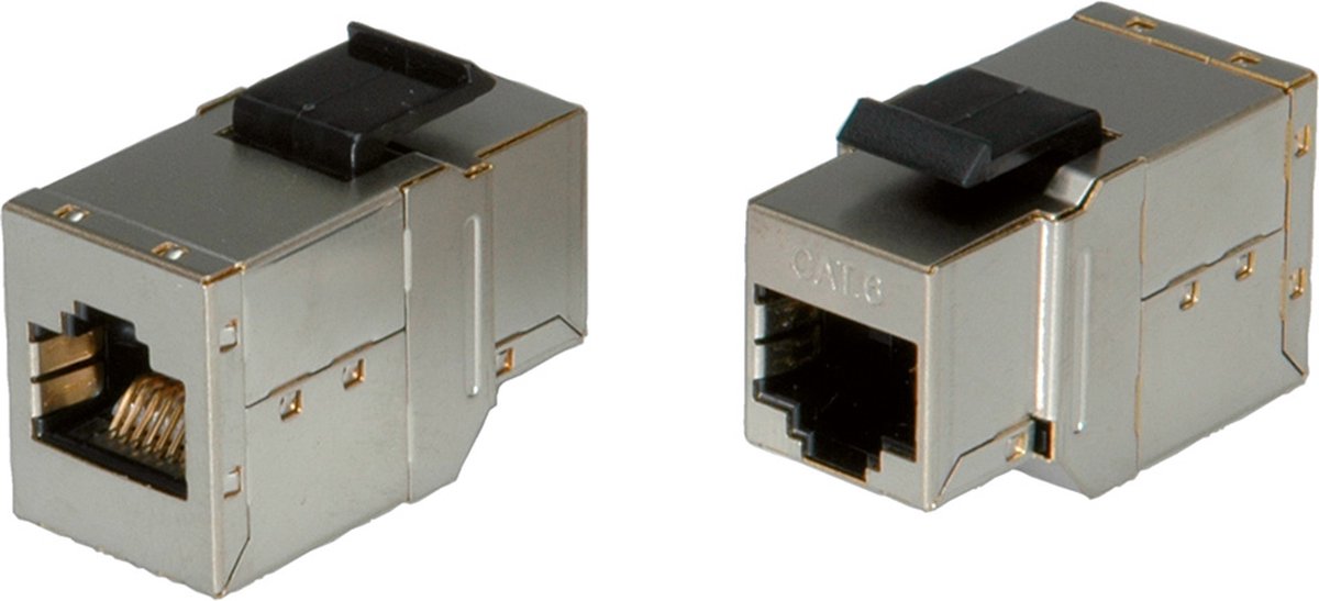 ROLINE RJ45 koppelstuk, Keystone, afgeschermd, Cat.6 (Class E)