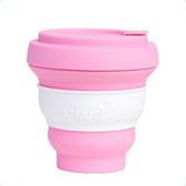 Griply to go - Tasse à café pliable avec anneau - 100% silicone alimentaire - Pink Fuchsia - 355ml