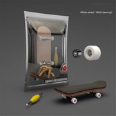 Professioneel Fingerboard - Vinger skateboard - Mini Skateboard - Hoge kwaliteit - Wit