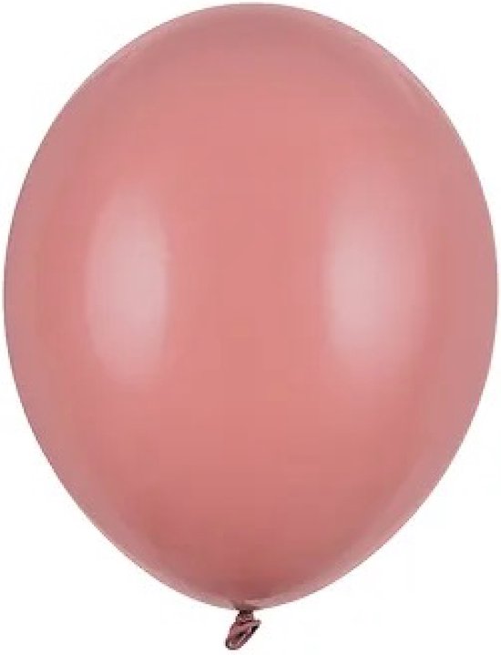 Ballonnen Pastel Wild Rose | 30 centimeter | 100 stuks | roze | feest | ballon