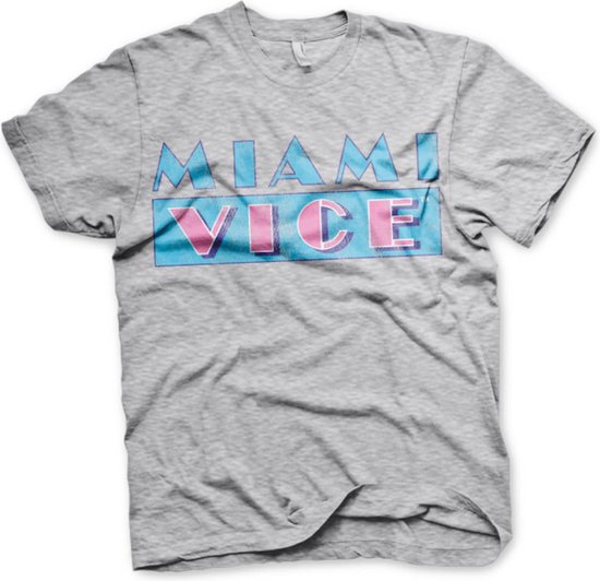 Miami Vice shirt - Distressed Logo L