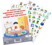 Extra STICKERS voor Magnetische pictogrammen voor weekplanner planbord - Kleur - voor kinderen - dagritme – autisme planner - magneetjes - routine