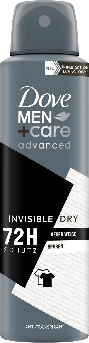 Dove MEN+CARE Antitranspirant Deospray Advanced Invisible Dry, 150 ml