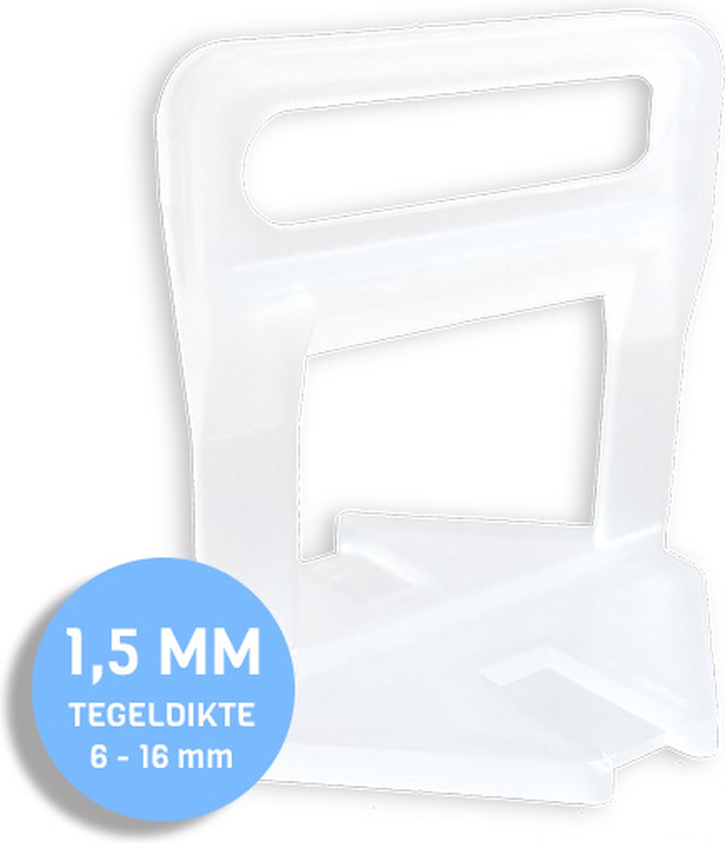 Clips 1,5 mm Levelingsysteem zak 250 stuks
