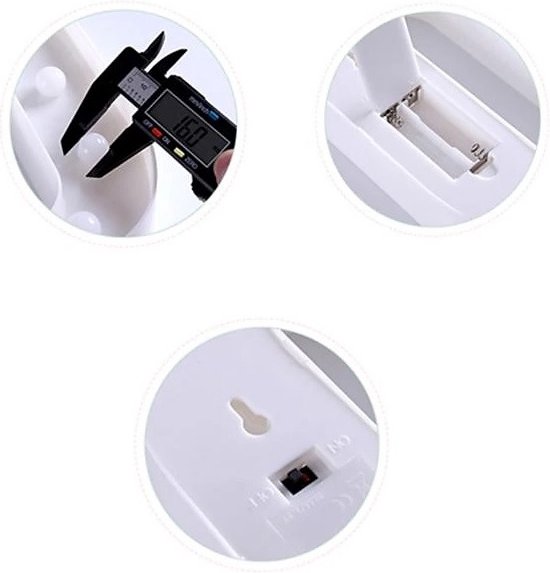 Chiffres Lumineux - 16 cm - Wit - LED - Chiffres : 6