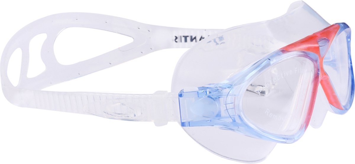 Atlantis Tetra - Zwembril - Volwassenen - Clear Lens - Blauw/Rood