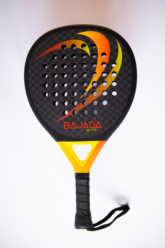 Padel Racket Carbon 12K – Bajada Genesis Midnight - Power Racket – Voor Gevorderde Spelers – Extra Kracht & Duurzaamheid
