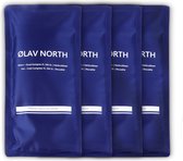 ØLAV NORTH - Hot & cold pack - 4 XL gelpacks - Herbruikbaar - Warm & koud kompres - 340 gram p.s.