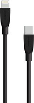 Mobiparts Apple Lightning vers USB-C 2A 1m Noir