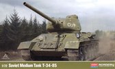 1:72 Academy 13421 Soviet Medium Tank T-34-85 Plastic Modelbouwpakket