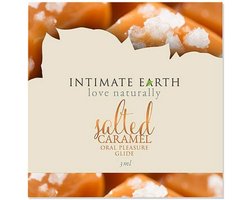 Intimate Earth - Natural Flavors Glide Gezouten Caramel Foil 3 ml