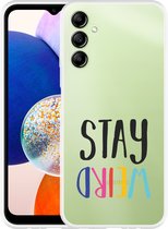 Cazy Hoesje geschikt voor Samsung Galaxy A14 4G/5G Stay Weird