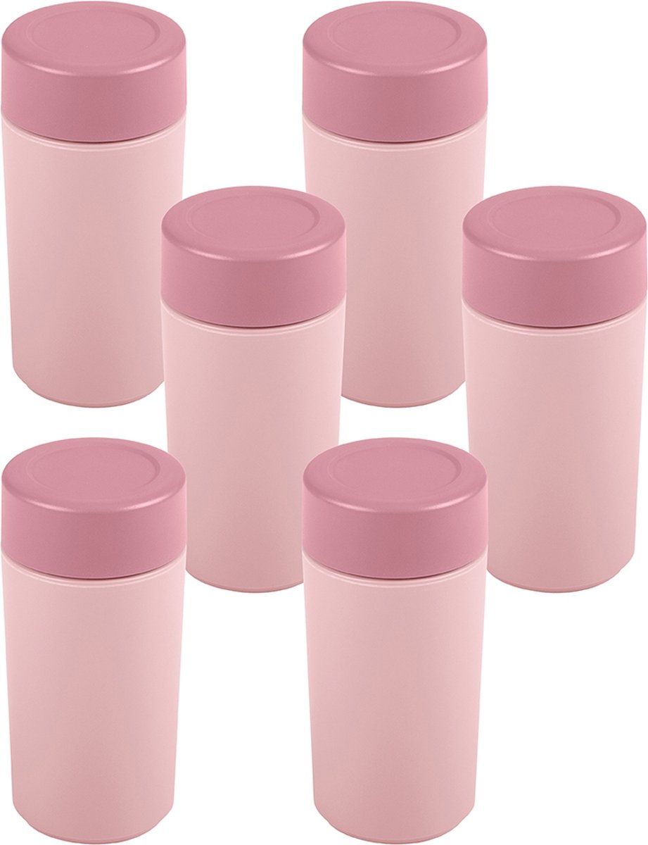 Sunware - Sigma home Food to go drinkbeker roze - Set van 6