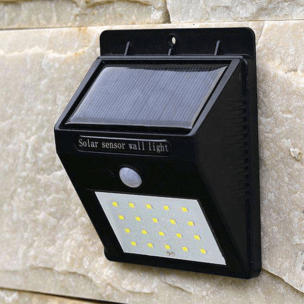 Buitenlamp - Led - 20 LED - SMD - Motion - Bewegingssensor - Solar - Solar lamp