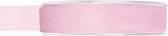 1x Hobby/decoratie roze organza sierlinten 1,5 cm/15 mm x 20 meter - Cadeaulint organzalint/ribbon - Striklint linten roze