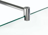 Stabilisatiestang rond compleet glas-wand-Lengte 1000 mm