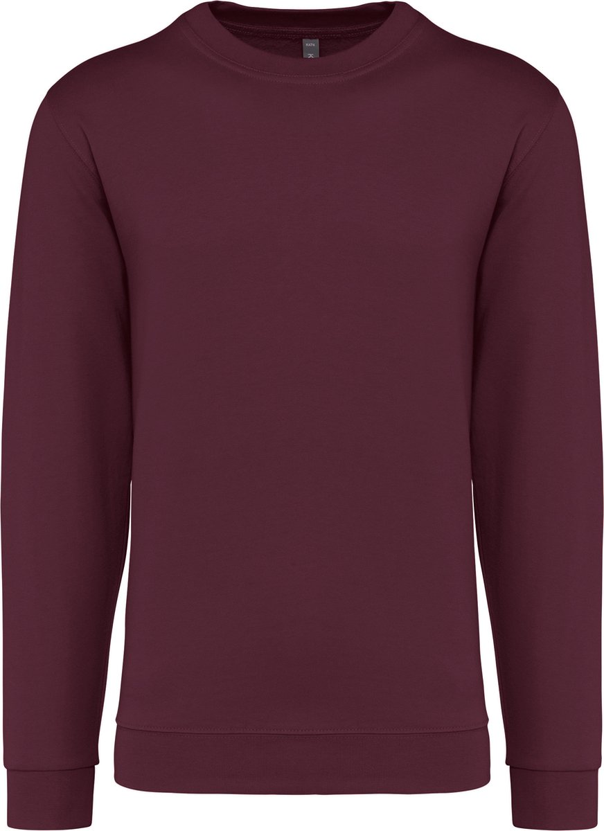 Sweater ‘Crew Neck Sweatshirt’ Kariban Collectie Basic+ Wine Candyfloss