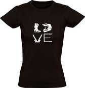 Love motor Dames T-shirt - motorsport - race - motorrijden