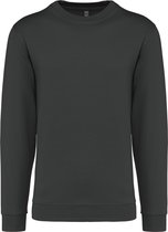 Sweater 'Crew Neck Sweatshirt' Kariban Collectie Basic+ 4XL - Dark Grey