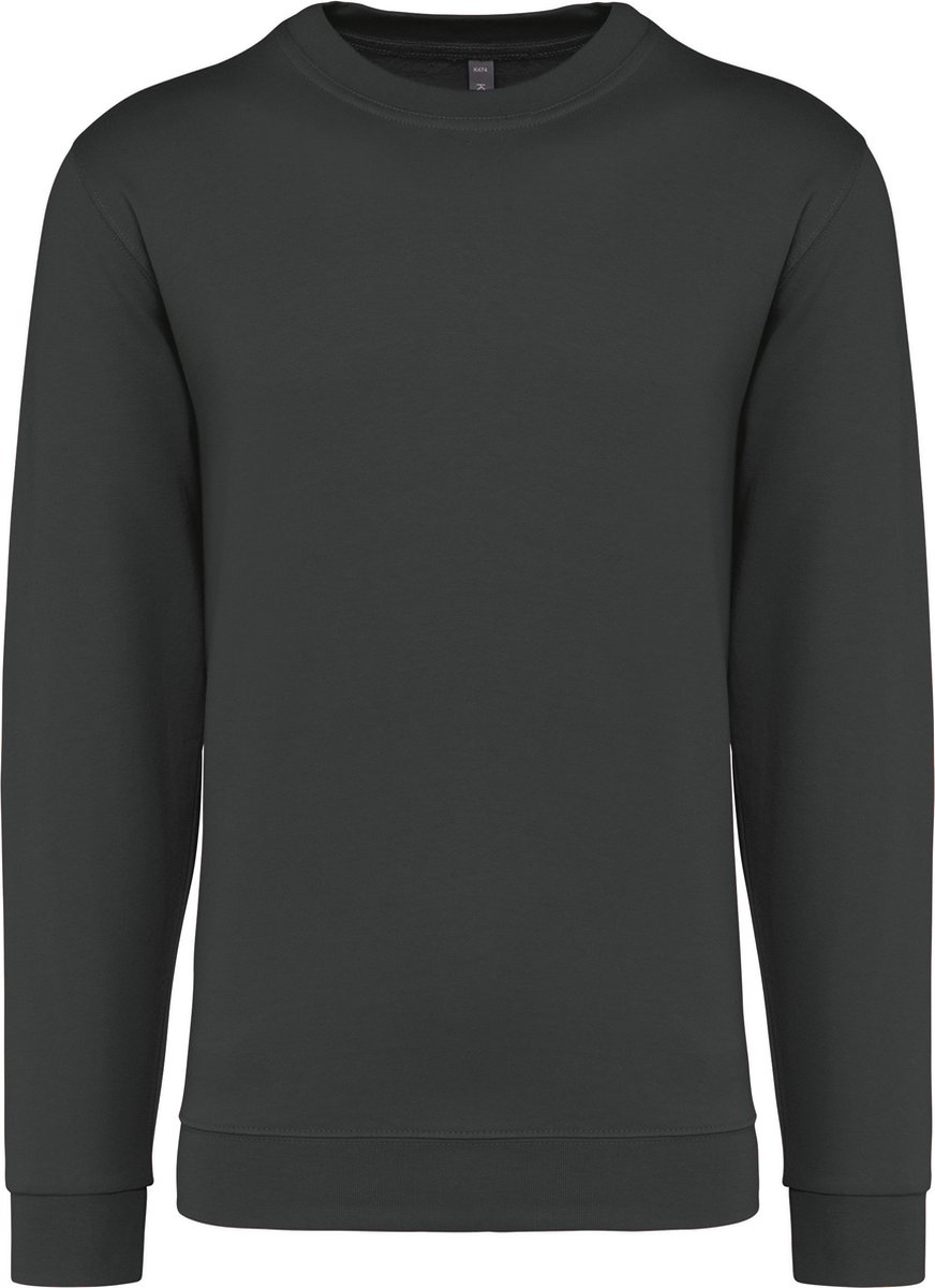 Sweater ‘Crew Neck Sweatshirt’ Kariban Collectie Basic+ Dark Groen