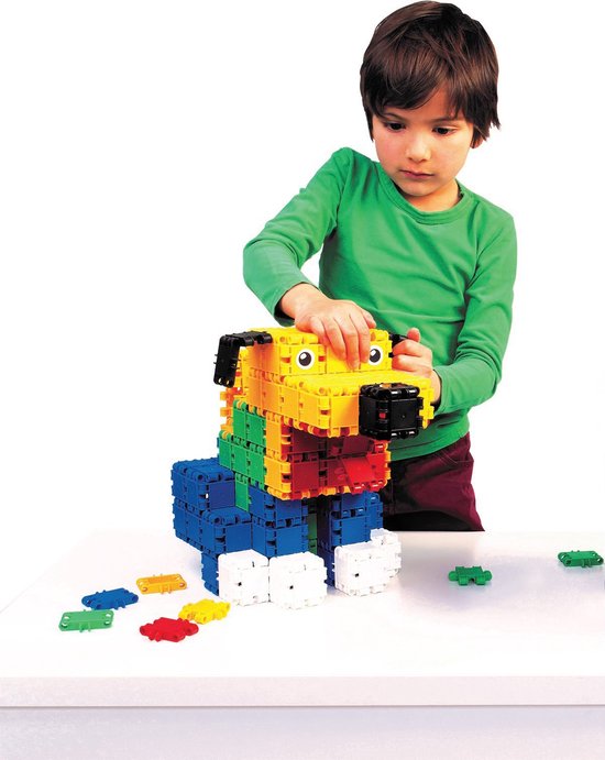 Clics Build & Play 10-in-1 bouwblokken– DUURZAAM SPEELGOED gemaakt van GERECYCLEERDE kunststof- bouwset 10 in 1 - speelgoed 4,5,6,7,8 jaar jongens en meisjes- educatief speelgoed- Montessori speelgoed- constructie speelgoed