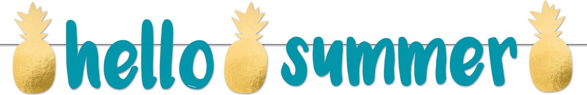 Amscan by Riethmuller - Riethmüller - Letter Banner Pineapple Vibes 90cm