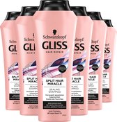 Gliss Split Hair Miracle Shampoo 6x 250ml - Voordeelverpakking