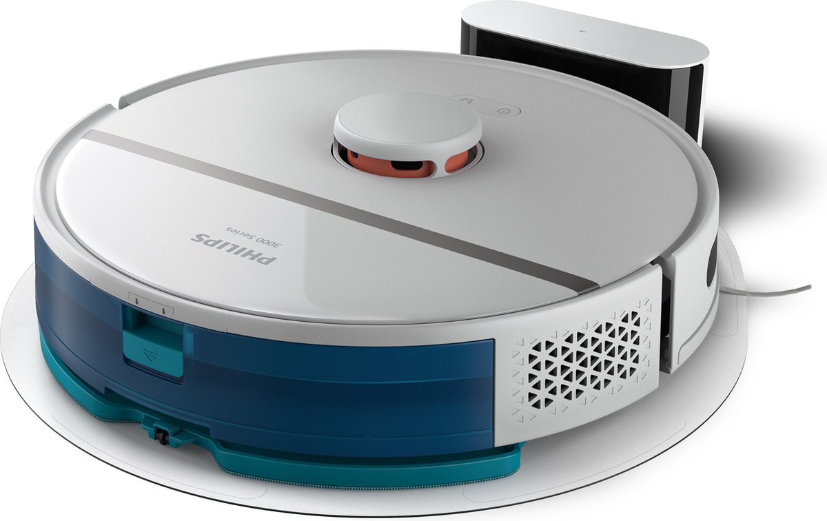 Philips HomeRun Aqua Robotstofzuiger XU3000/02 Wit/Metallic - afbeelding 2
