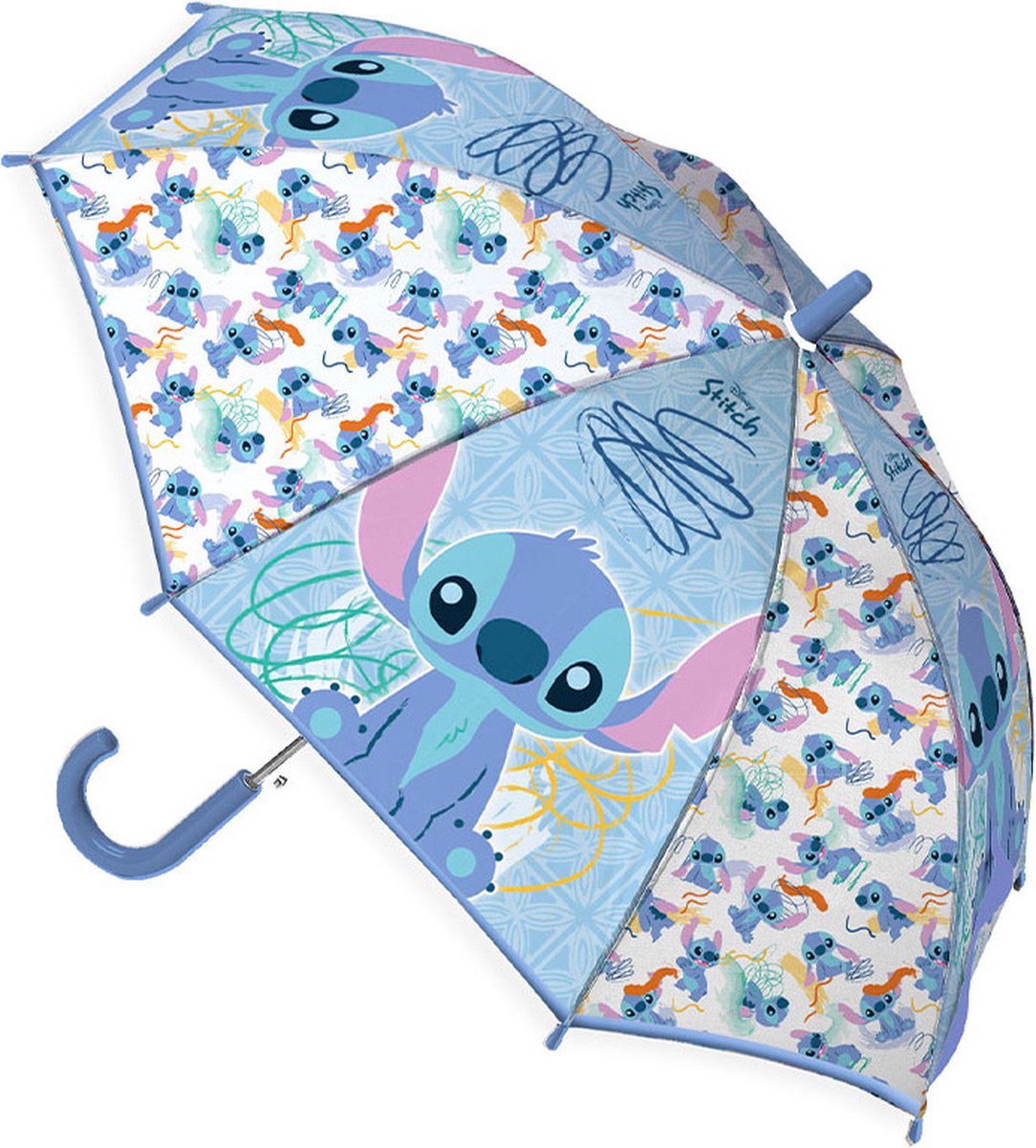 Disney Lilo & Stitch Paraplu, Scribble - Ø 75 x 62 cm - Polyester