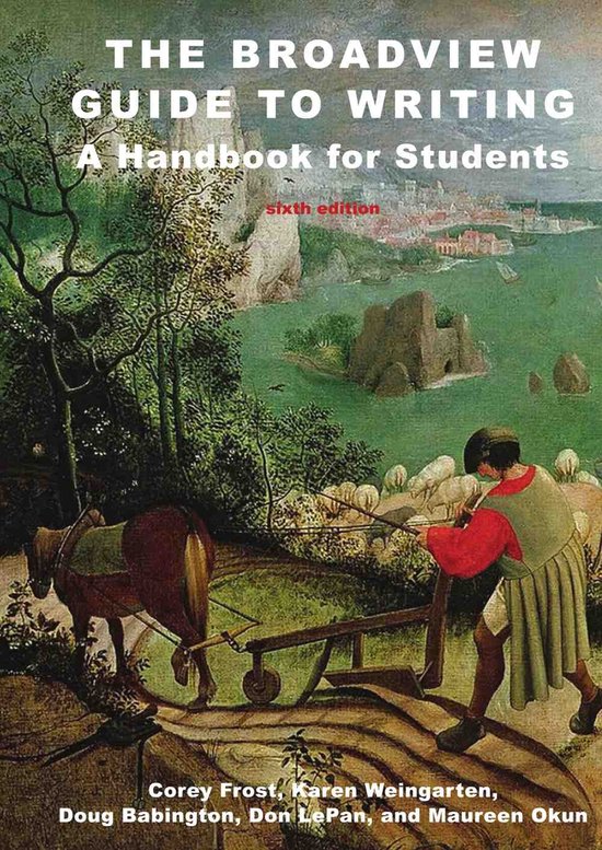The Broadview Guide to Writing - cover
