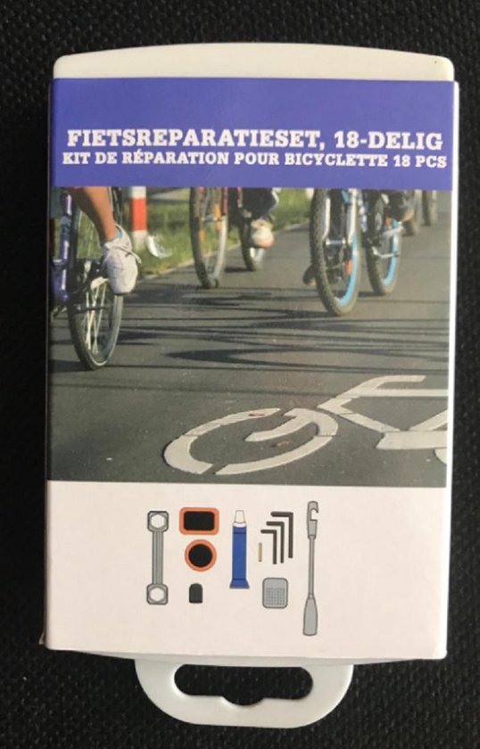 Fichier UN3F 18pcs Vélo Pneu Outils de réparation vélo colle sans tube intérieur patches 