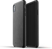 Mujjo - Full Leather Case iPhone XS Max - zwart