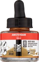 Amsterdam Acrylic Inkt Fles 30 ml Donkergoud 803