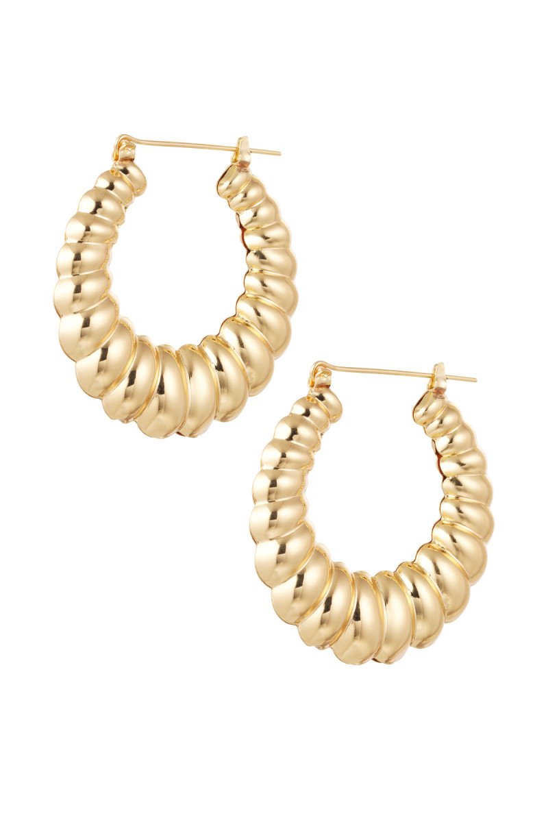 Yehwang - Oorbellen bubble - Goud