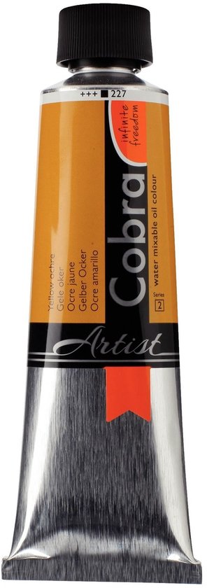 Tube d'aquarelle Cobra Artist Jaune ocre 150 ml.